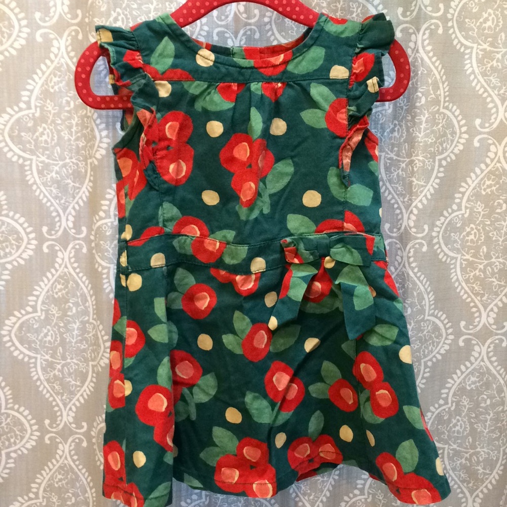 Retro Crazy 8 soft flannel dress 18-24m